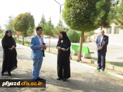 بازدید مسئولین حوزه معاونت سیاسی، امنیتی و اجتماعی استانداری یزد از پردیس فاطمه الزهرا(س) 6