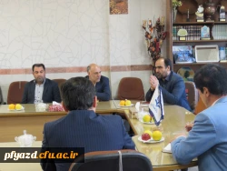 بازدید مسئولین حوزه معاونت سیاسی، امنیتی و اجتماعی استانداری یزد از پردیس فاطمه الزهرا(س) 7