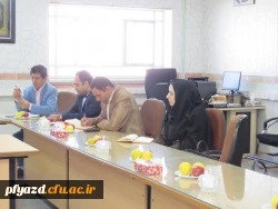 بازدید مسئولین حوزه معاونت سیاسی، امنیتی و اجتماعی استانداری یزد از پردیس فاطمه الزهرا(س) 15