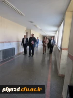 بازدید مسئولین حوزه معاونت سیاسی، امنیتی و اجتماعی استانداری یزد از پردیس فاطمه الزهرا(س) 16