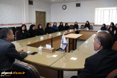 بازدید مدیریت امور پردیس های استان یزد از پردیس فاطمه الزهرا(س)