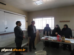 بازدید مدیر کل آموزش و پرورش استان و تعدادی از روند اجرایی این مصاحبه 6