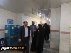 بازدید مدیر کل آموزش و پرورش استان و تعدادی از روند اجرایی این مصاحبه 10