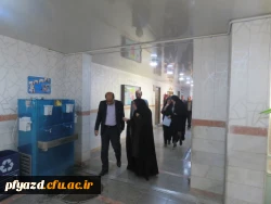 بازدید مدیر کل آموزش و پرورش استان و تعدادی از روند اجرایی این مصاحبه 11