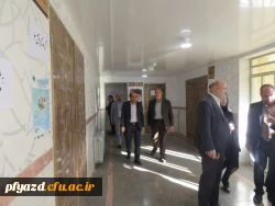 بازدید مدیر کل آموزش و پرورش استان و تعدادی از مسئولین از روند اجرایی مصاحبه تکمیل ظرفیت 97 4