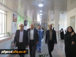 بازدید مدیر کل آموزش و پرورش استان و تعدادی از مسئولین از روند اجرایی مصاحبه تکمیل ظرفیت 97 8