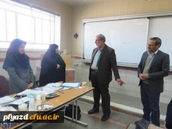 بازدید مدیر کل آموزش و پرورش استان و تعدادی از مسئولین از روند اجرایی مصاحبه تکمیل ظرفیت 97 11
