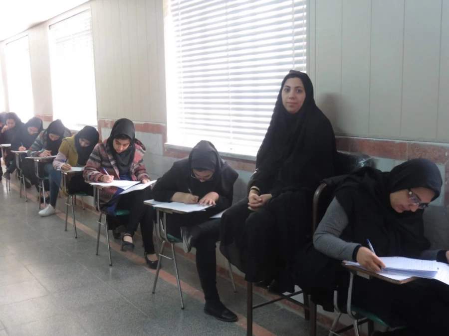 گزارش تصویری از برگزاری امتحانات دی ماه 97 پردیس  7