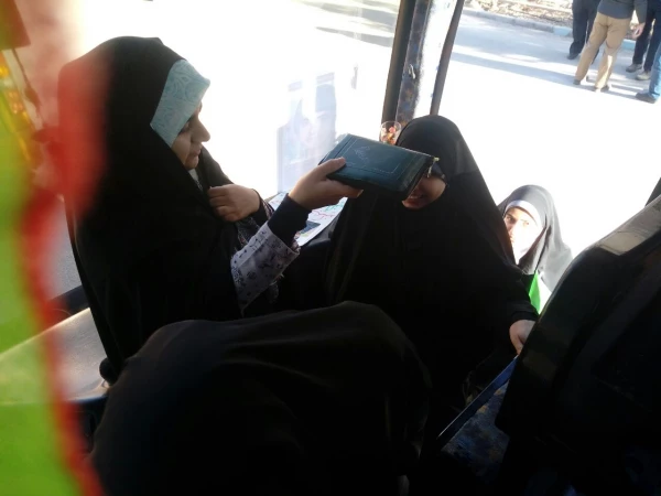 بدرقه دانشجویان شرکت کننده اردوی  راهیان نور 4