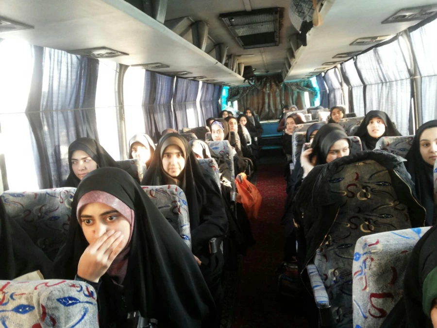 بدرقه دانشجویان شرکت کننده اردوی  راهیان نور 6