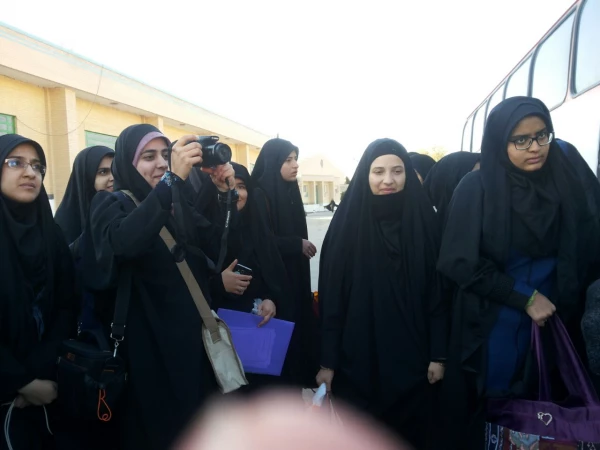 بدرقه دانشجویان شرکت کننده اردوی  راهیان نور 9