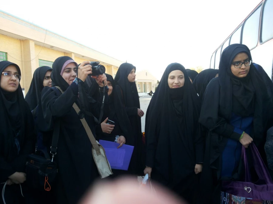 بدرقه دانشجویان شرکت کننده اردوی  راهیان نور 9