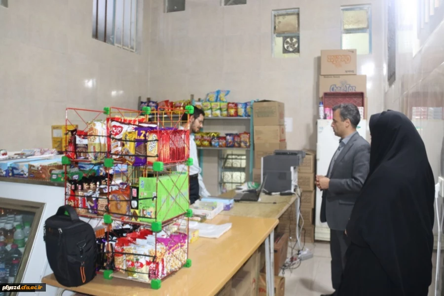 بازدید سرزده مدیر امور پردیس های استان یزد از مجموعه خوابگاهی پردیس فاطمه الزهرا (س) 2