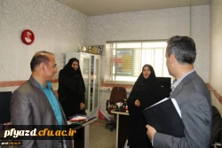 دیدار مدیر استانی دانشگاه فرهنگیان یزد با کارکنان واحدهای مختلف پردیس فاطمه الزهرا(س) 7