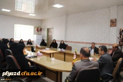 دیدار مدیر استانی دانشگاه فرهنگیان یزد با کارکنان واحدهای مختلف پردیس فاطمه الزهرا(س) 8