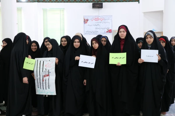 تجمع اعتراضی دانشجویان پردیس فاطمه الزهرا یزد 9