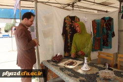 بازدید جناب آقای میرمعینی مدیر کل فرهنگی سازمان مرکزی از بازارچه دانشجویی 4