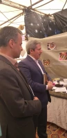 بازدید جناب آقای میرمعینی مدیر کل فرهنگی سازمان مرکزی از بازارچه دانشجویی 9