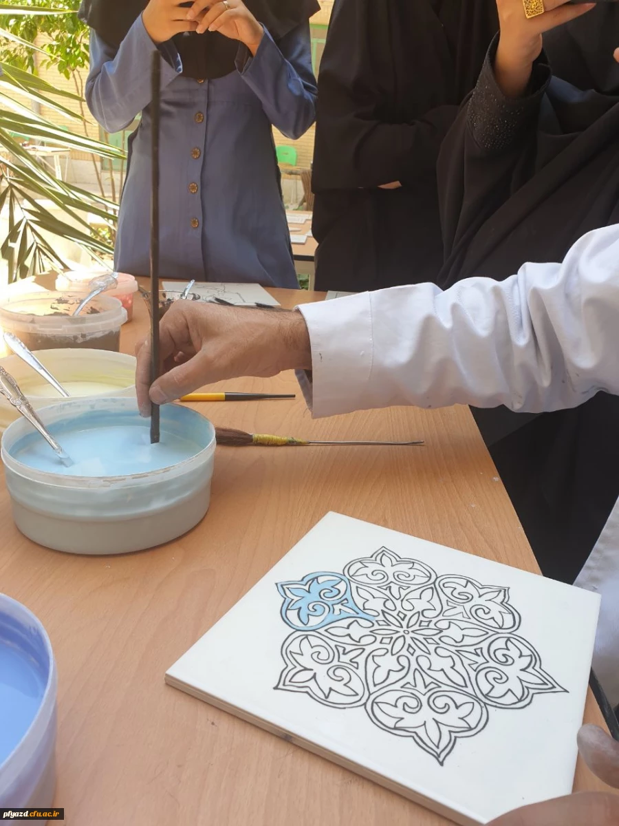 برگزاری ورکشاپ یک روزه کاشی سنتی هفت 3