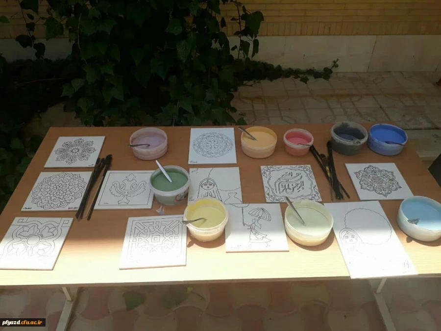 برگزاری ورکشاپ یک روزه کاشی سنتی هفت رنگ 5