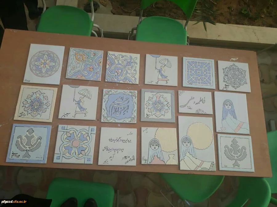 برگزاری ورکشاپ یک روزه کاشی سنتی هفت رنگ 6
