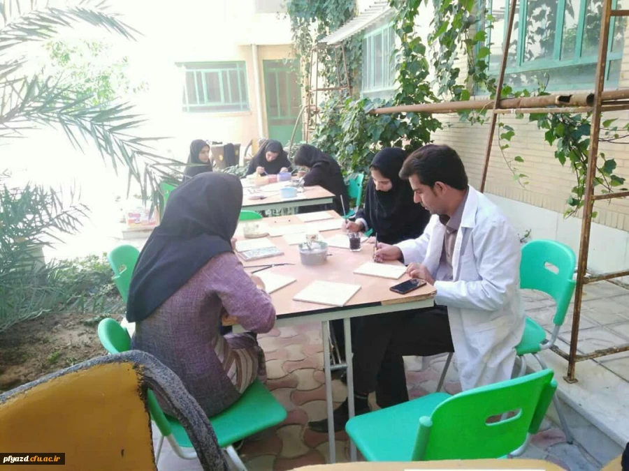 برگزاری ورکشاپ یک روزه کاشی سنتی هفت رنگ 7