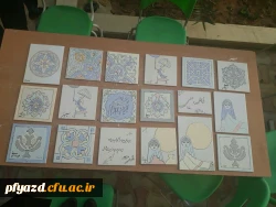 برگزاری ورکشاپ یک روزه کاشی سنتی هفت رنگ 7