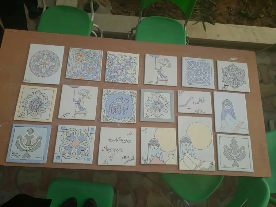 برگزاری ورکشاپ یک روزه کاشی سنتی هفت رنگ 7