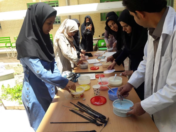 برگزاری ورکشاپ یک روزه کاشی سنتی هفت رنگ 9