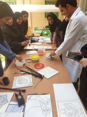 برگزاری ورکشاپ یک روزه کاشی سنتی هفت رنگ 12