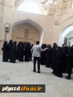 بازدید گروهی از دانشجویان از اماکن تاریخی استان یزد 5