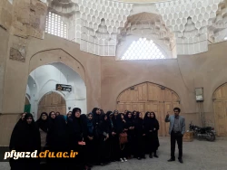 بازدید گروهی از دانشجویان از اماکن تاریخی استان یزد 7
