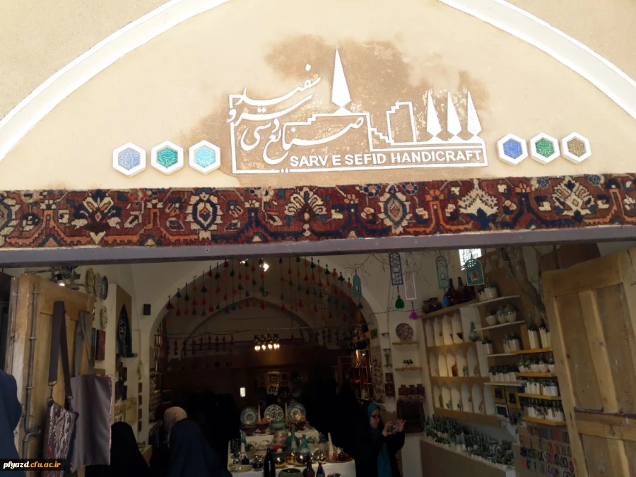 بازدید گروهی از دانشجویان از اماکن تاریخی استان یزد 18