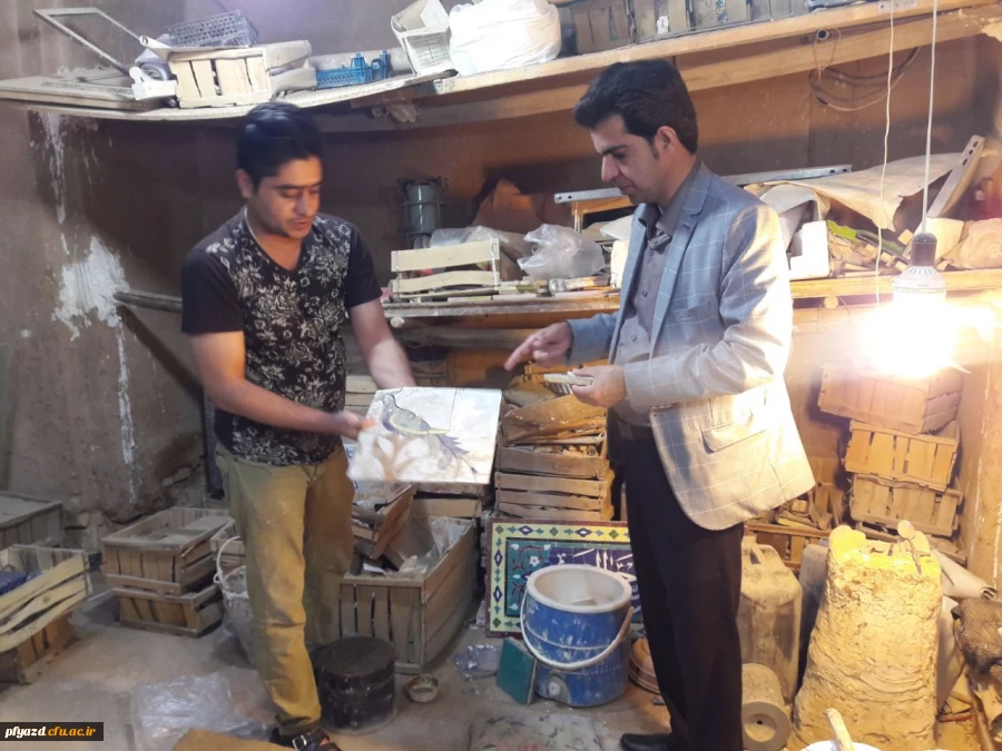 بازدید گروهی از دانشجویان از اماکن تاریخی استان یزد 23