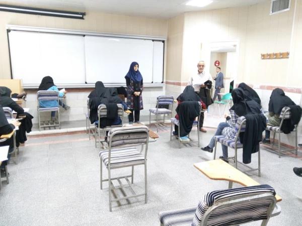 برگزاری امتحانات پایان نیمسال دوم 98-97پردیس فاطمه الزهرا(س)  3