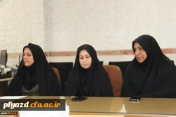 مراسم معارفه معاون امور دانشجویی و توسعه منابع پردیس حضرت فاطمه الزهرا(س) یزد 5