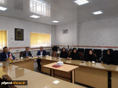 برگزاری جلسه هماهنگی جهت آماده سازی فضاها و امکانات پردیس فاطمه الزهرا(س) برای شروع سال تحصیل99-98