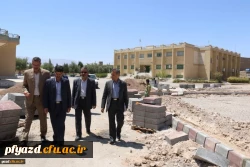 بازدید رئیس سازمان مدیریت و برنامه ریزی استان از پردیس حضرت فاطمه الزهرا (س) یزد 5