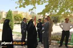 بازدید رئیس سازمان مدیریت و برنامه ریزی استان از پردیس حضرت فاطمه الزهرا (س) یزد 7