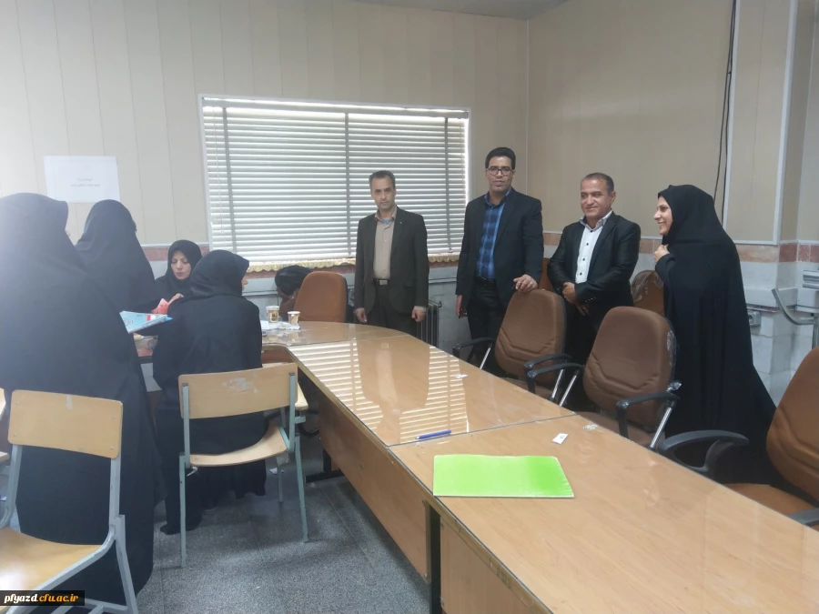 بازدید از مراحل انجام مصاحبه داوطلبان ورود به دانشگاه فرهنگیان  (پردیس فاطمه الزهرا(س)یزد) 6