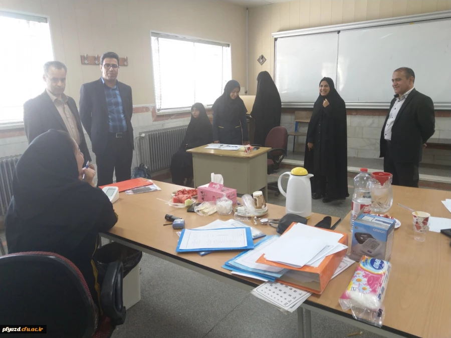 بازدید از مراحل انجام مصاحبه داوطلبان ورود به دانشگاه فرهنگیان  (پردیس فاطمه الزهرا(س)یزد) 7