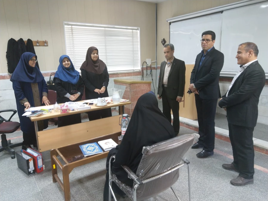 بازدید از مراحل انجام مصاحبه داوطلبان ورود به دانشگاه فرهنگیان  (پردیس فاطمه الزهرا(س)یزد) 15