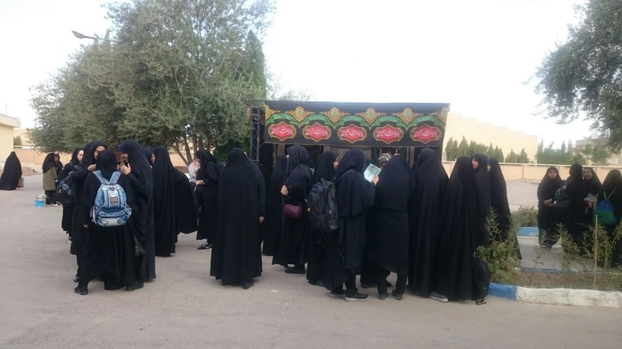 برگزاری مراسم بدرقه زائرین کاروان پیاده روی کربلا دانشجویان پردیس 6