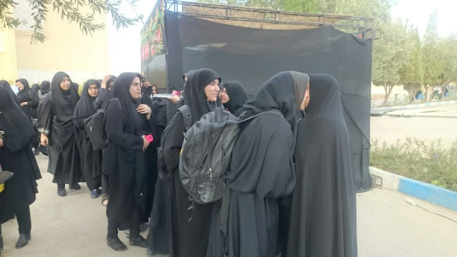 برگزاری مراسم بدرقه زائرین کاروان پیاده روی کربلا دانشجویان پردیس 7