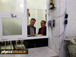 بازدید مدیر پردیس های استان و سرپرست پردیس حضرت فاطمه الزهرا از سرای دانشجویی و سلف دانشگاه 2