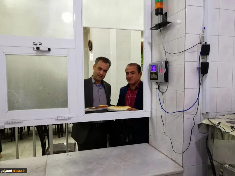 بازدید مدیر پردیس های استان و سرپرست پردیس حضرت فاطمه الزهرا از سرای دانشجویی و سلف دانشگاه 3