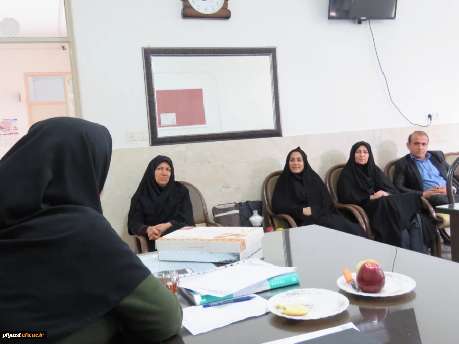 دیدار سرپرست پردیس با مدیر دبیرستان نمونه دولتی الزهرا (س) 2