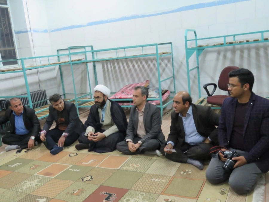 بازدید سرپرست امور پردیس های استان از سراهای دانشجویی پردیس فاطمه الزهرا (س) 2