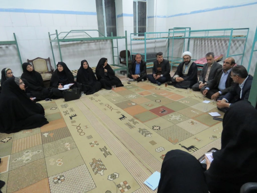 بازدید سرپرست امور پردیس های استان از سراهای دانشجویی پردیس فاطمه الزهرا (س) 7