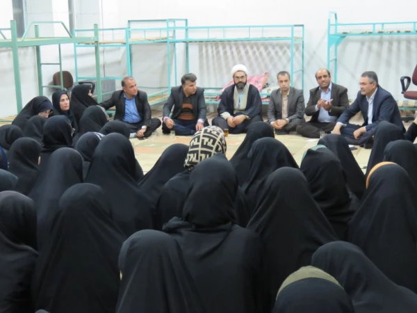 بازدید سرپرست امور پردیس های استان از سراهای دانشجویی پردیس فاطمه الزهرا (س) 9